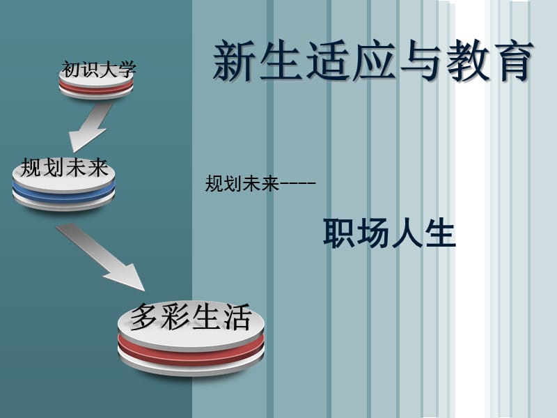 职场人生-新生适应与教育课程模板(规划未来).ppt_第1页