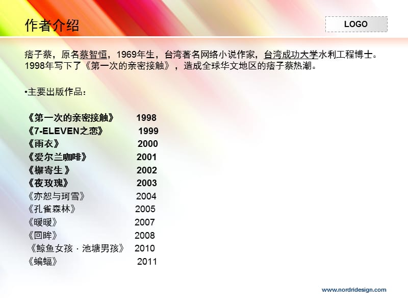 网络文学的第一次亲密接触-痞子蔡.ppt_第2页