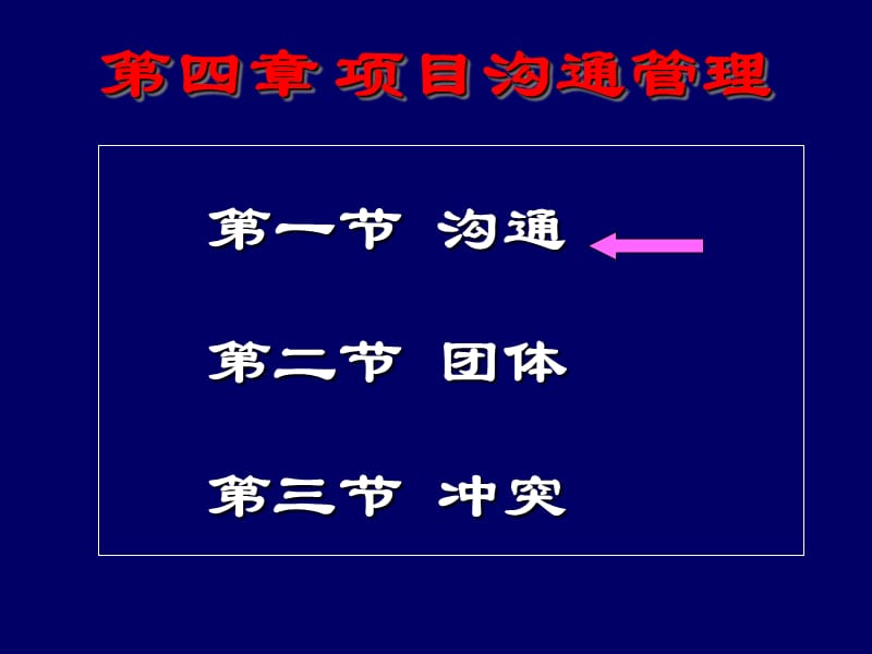 项目第4章沟通管理.ppt_第1页