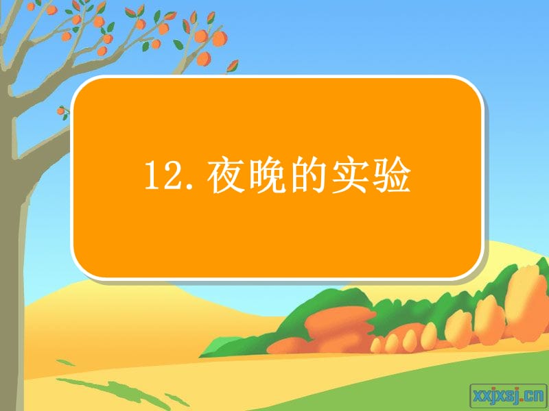 苏教版语文六年级下册12夜晚的实验.ppt_第1页