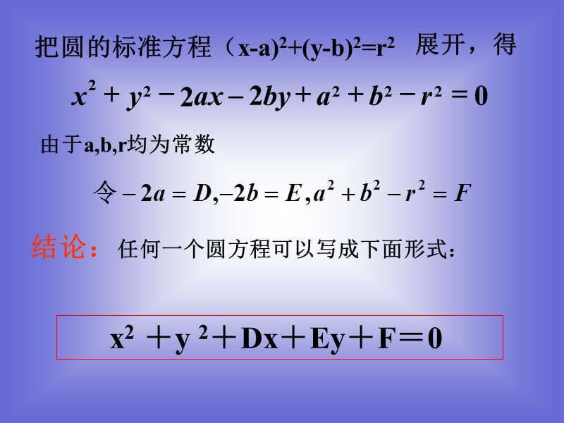 高一数学：2.2.2圆的一般方程课件(北师大必修2).ppt_第3页