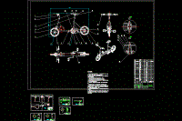 新型滑板自行車設(shè)計-含運動仿真【三維SW】【7張cad圖紙文檔所見所得】