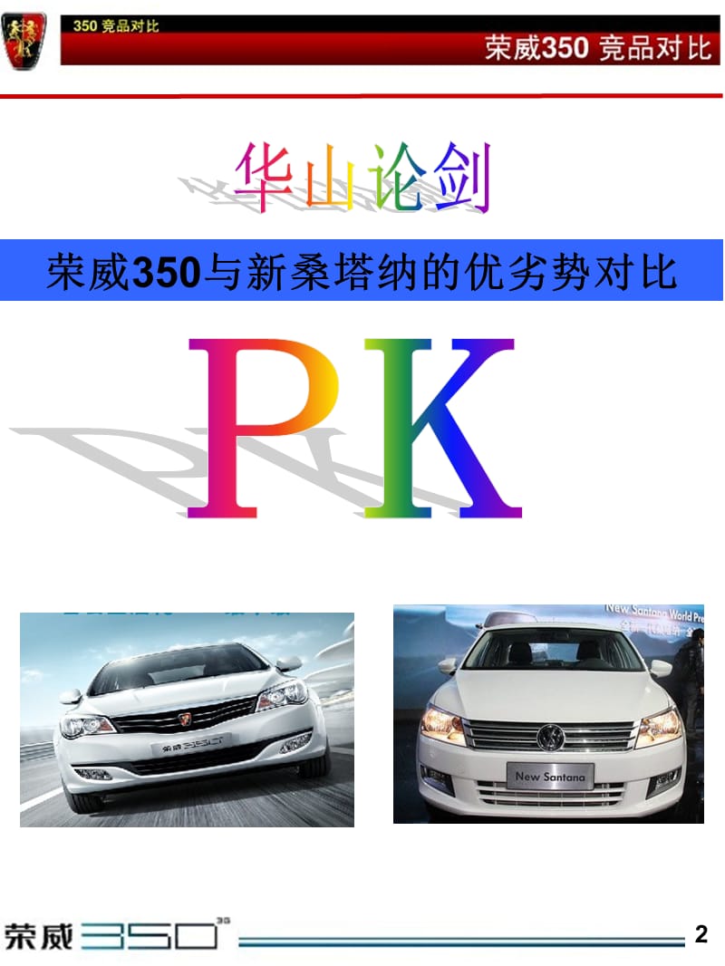 荣威350和新桑塔纳对比.ppt_第2页