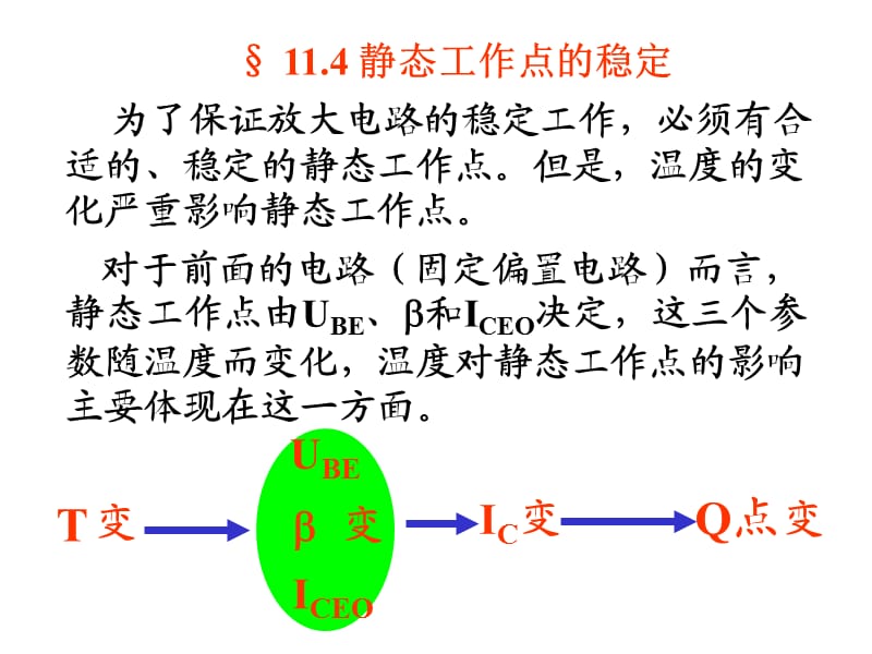 静态工作点稳定的放大器射极跟随器.ppt_第2页