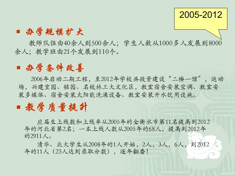 解读低进优出和原生态教育理念(衡水二中).ppt_第3页