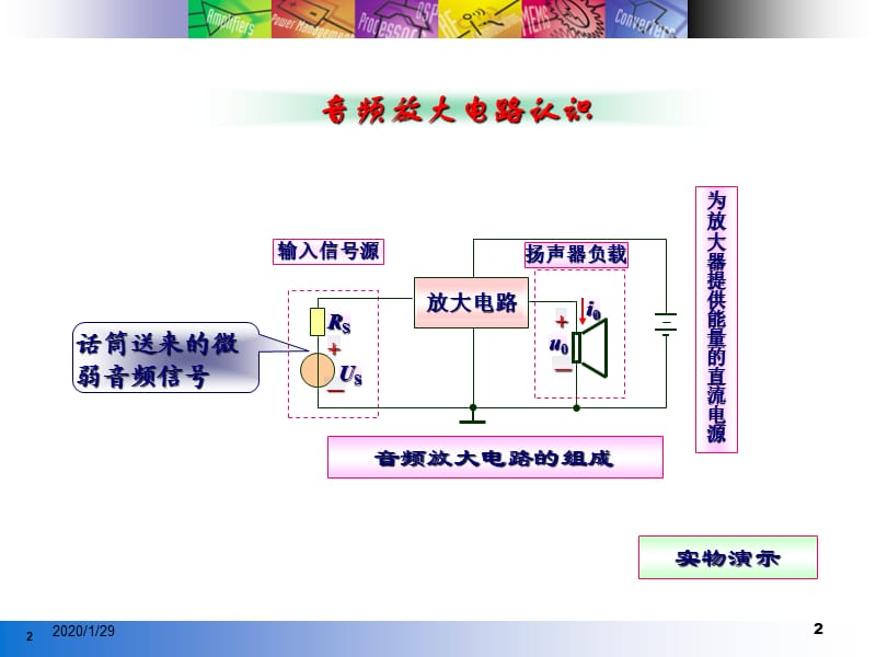 项目2音频功率放大器的制作(负反馈new1).ppt_第2页