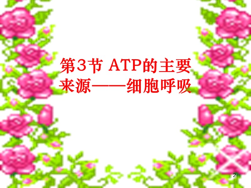 ATP的主要来源细胞呼吸ppt课件_第2页