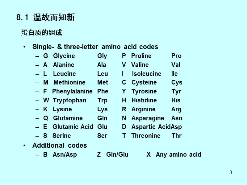 蛋白质序列分析ppt课件_第3页