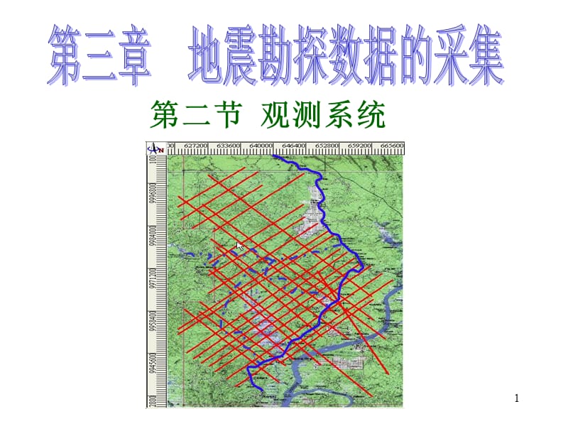 地震勘探野外工作观测系统ppt课件_第1页