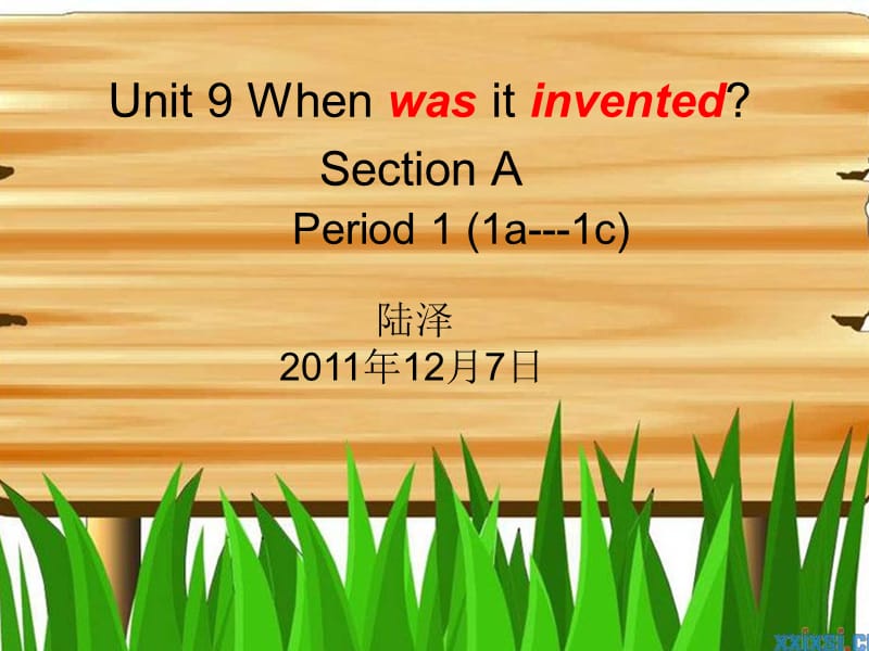 无声上课英语课件UNI.ppt_第1页