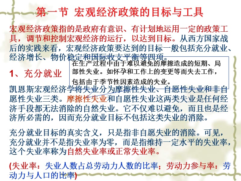 湖南大学经济学导论PPT第十四章宏观经济政策.ppt_第2页