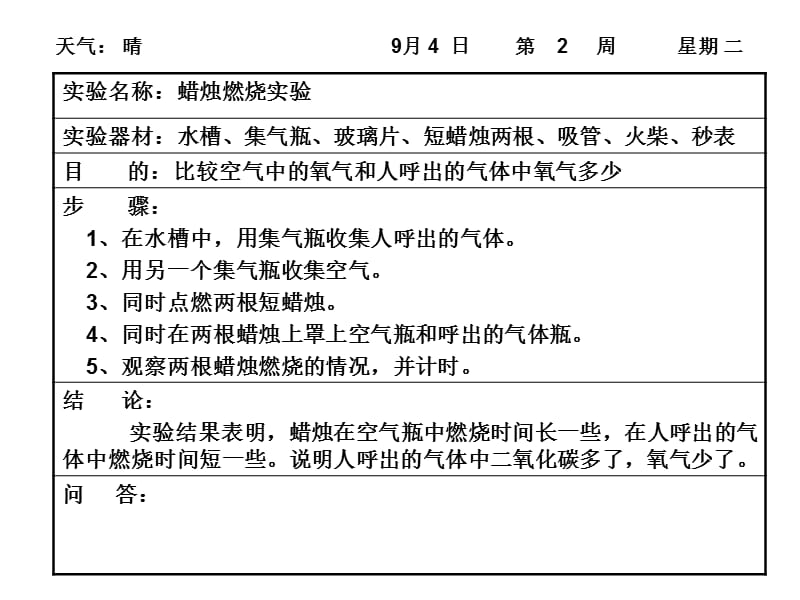 湘教版五年级上册实验报告.ppt_第1页