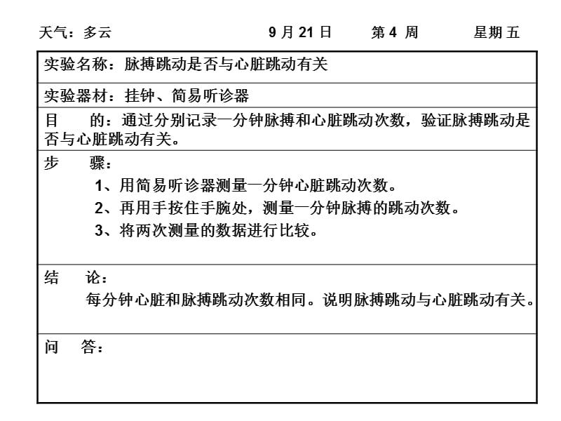 湘教版五年级上册实验报告.ppt_第3页