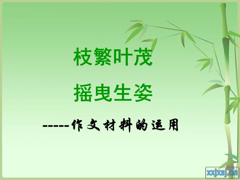 枝繁叶茂摇曳生姿.ppt_第1页