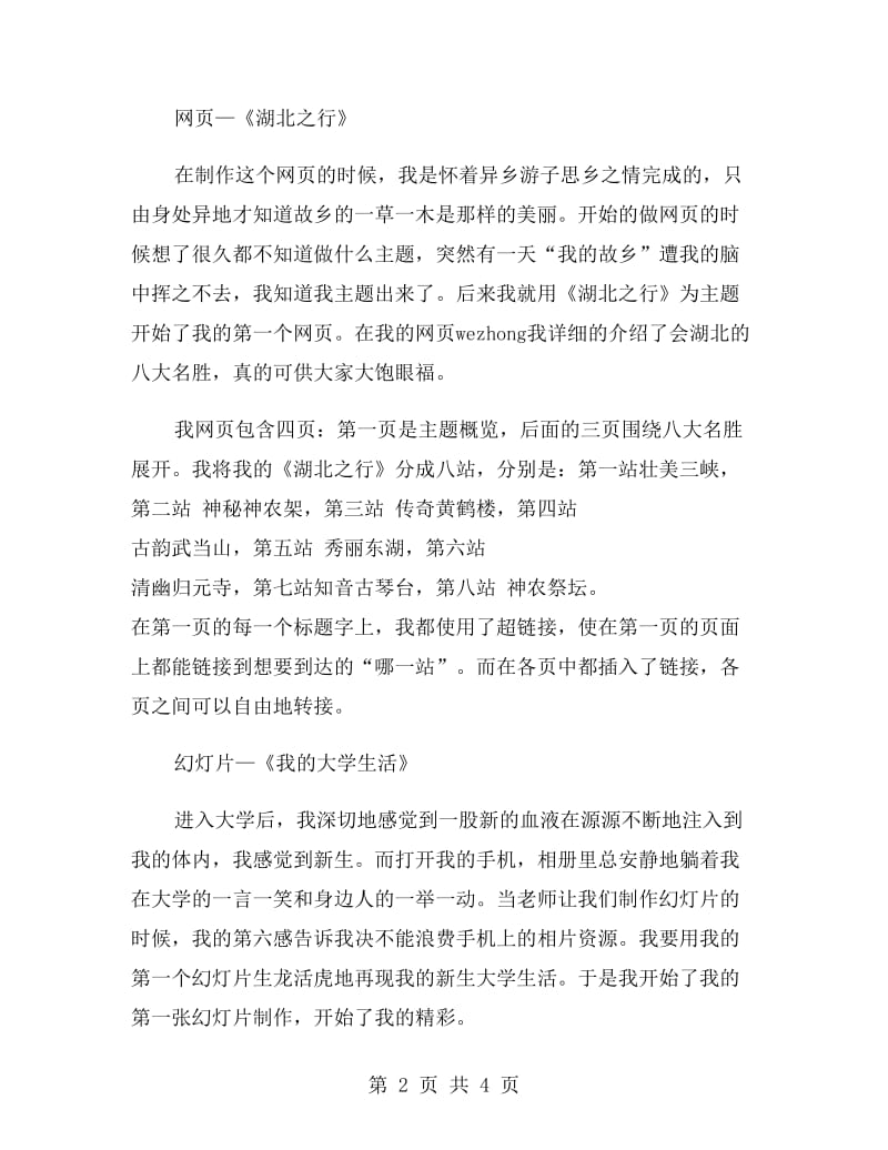 计算机暑期实习实习报告范文.doc_第2页