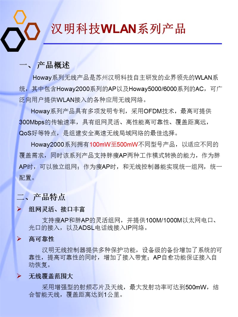 苏州汉明科技WLAN系列产品简介.ppt_第1页