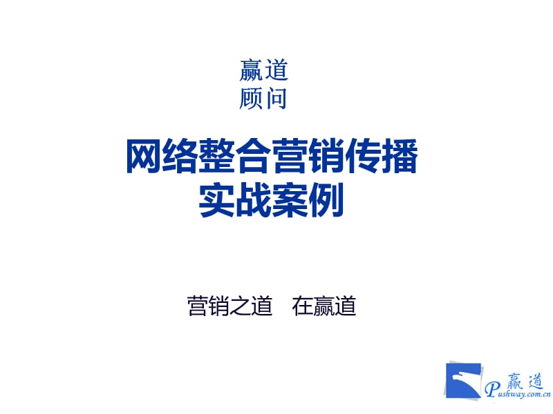 赢道顾问网络整合营销传播实战案例.ppt_第1页