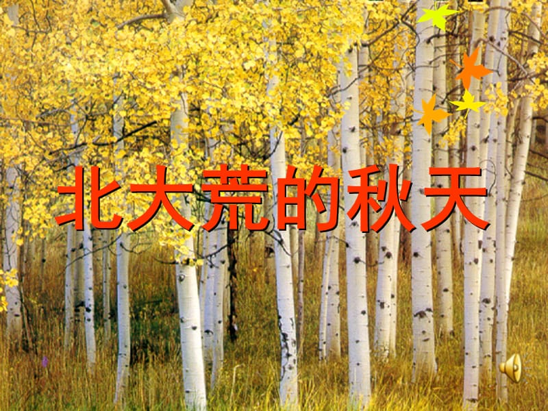 蘇教三上北大荒的秋天.ppt_第1頁