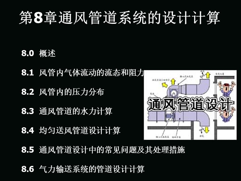 通風管道系統(tǒng)的設(shè)計計算.ppt_第1頁