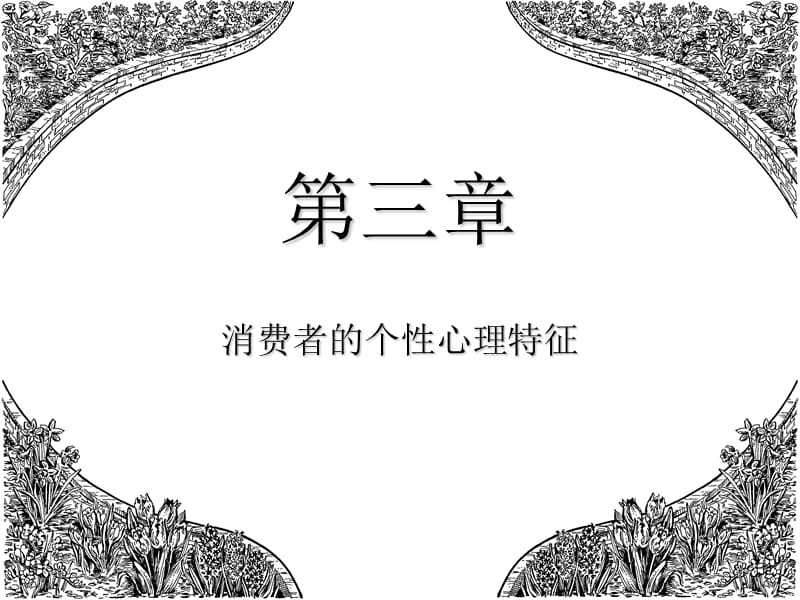 《消费心理学第三章个性特征.ppt_第1页