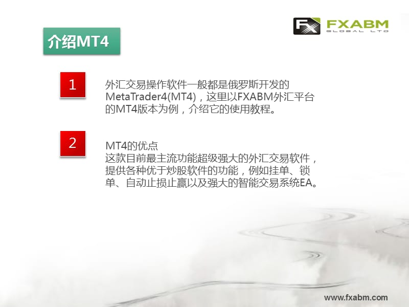 FXABM平台MT4简明使用教程.ppt_第2页