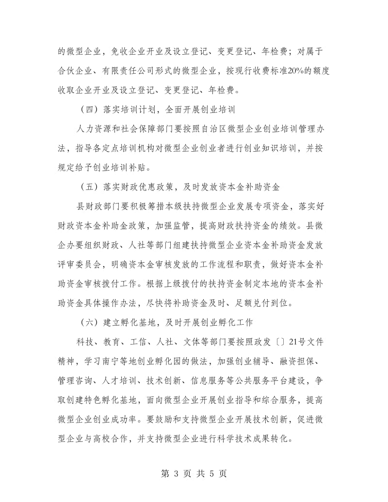 扶持微型企业发展管理的方案.doc_第3页