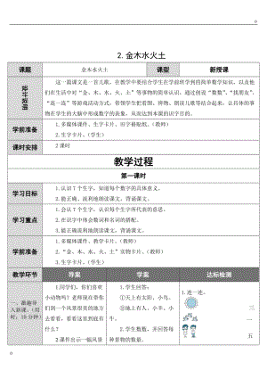 部編2.金木水火土教案