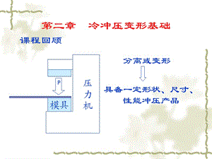 《沖壓工藝與模具設計》課件(第二章冷沖壓變形基礎).ppt