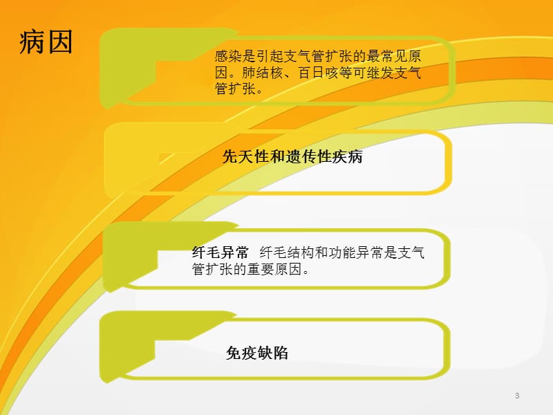 支气管扩张的护理ppt课件_第3页