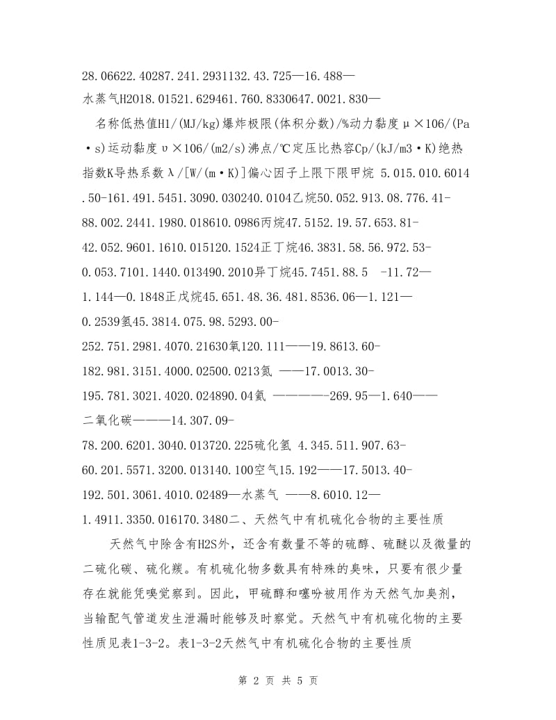 天然气及其组分的物理化学性质.doc_第2页