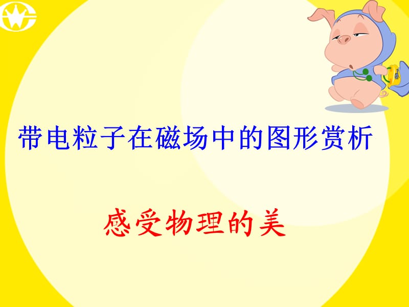 带电粒子在磁场中的图形赏析.ppt_第1页