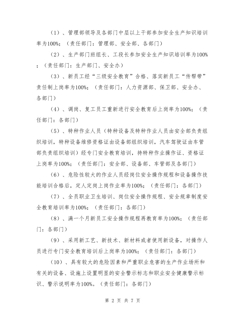 安全生产方针目标管理及主要措施.doc_第2页