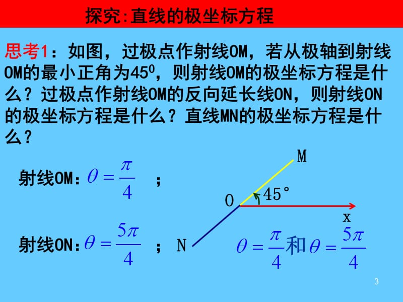 直线的极坐标方程ppt课件_第3页