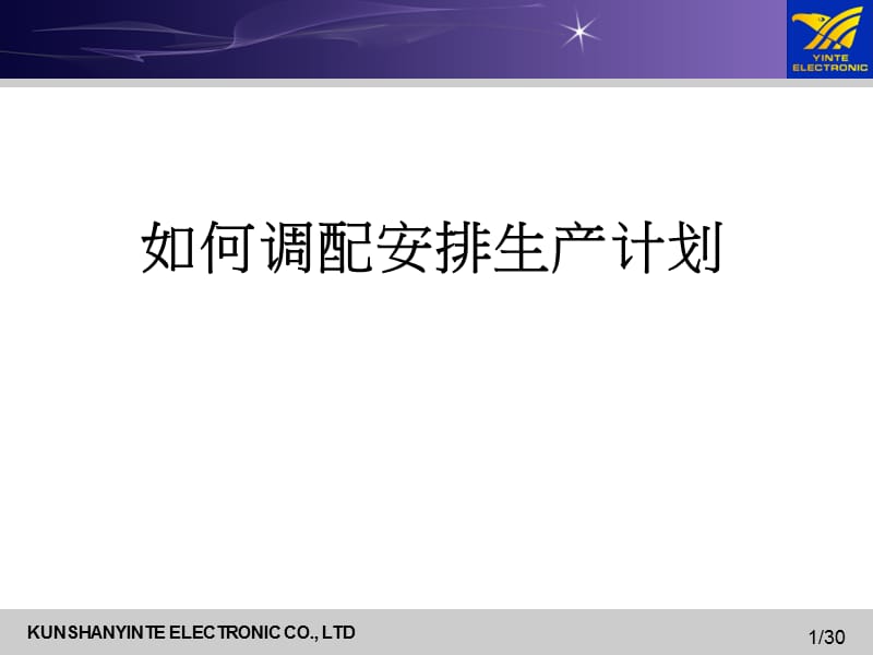 如何调配安排生产计划.ppt_第1页