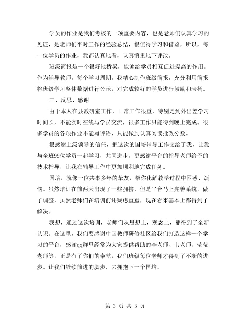 xx年国培辅导教师工作总结.doc_第3页