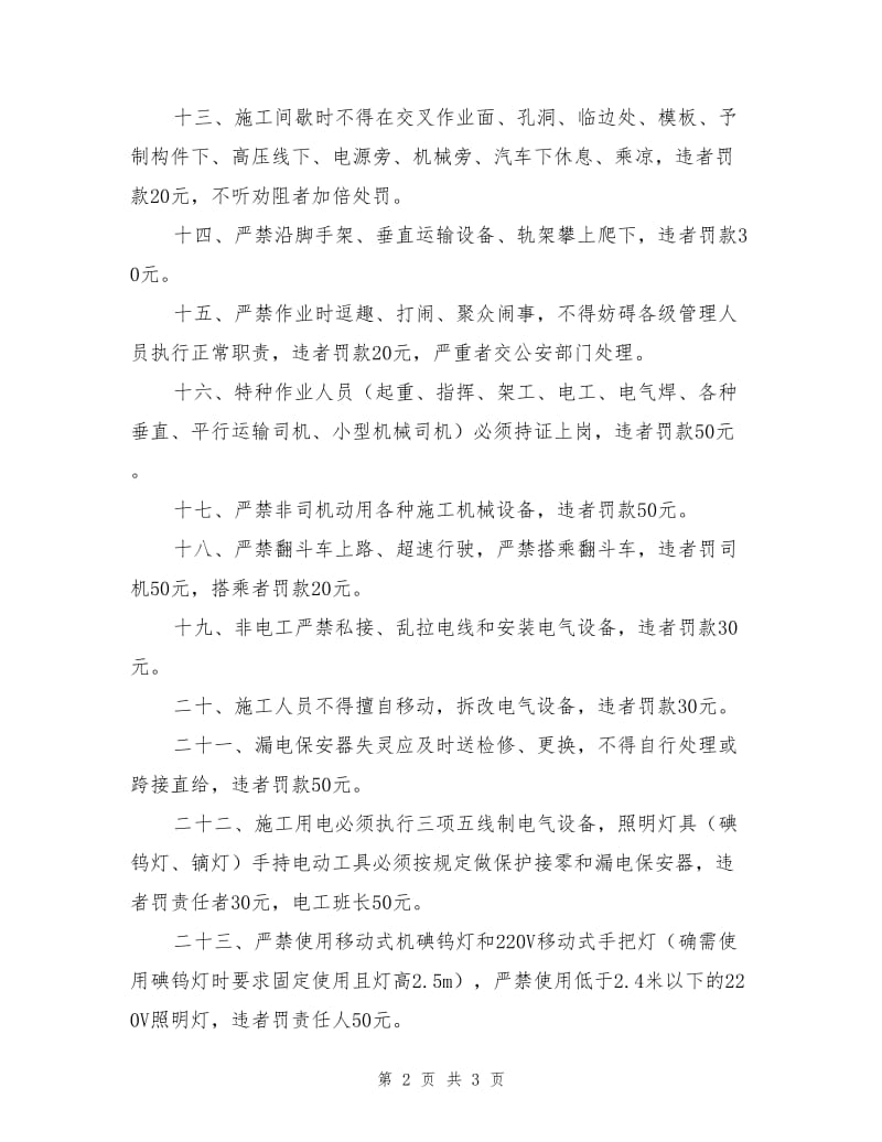 项目安全管理处罚规定.doc_第2页