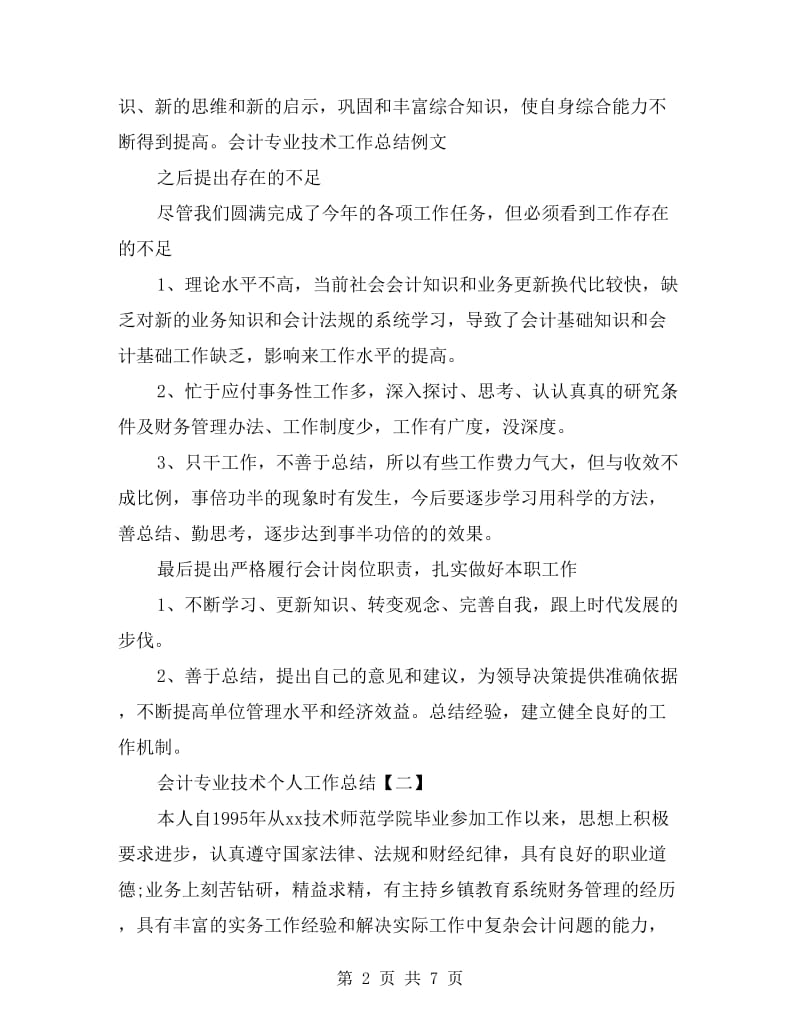 会计专业技术个人工作总结.doc_第2页