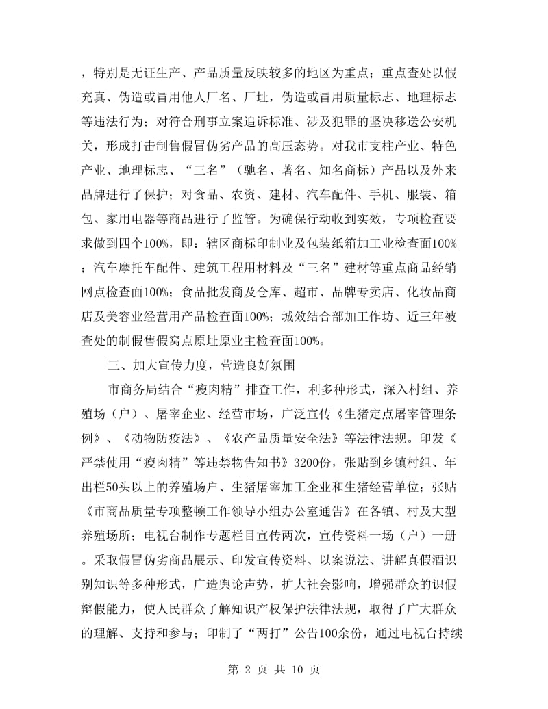 侵犯知识产权整治工作汇报.doc_第2页