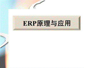 《ERP原理與應(yīng)用》PPT課件.ppt