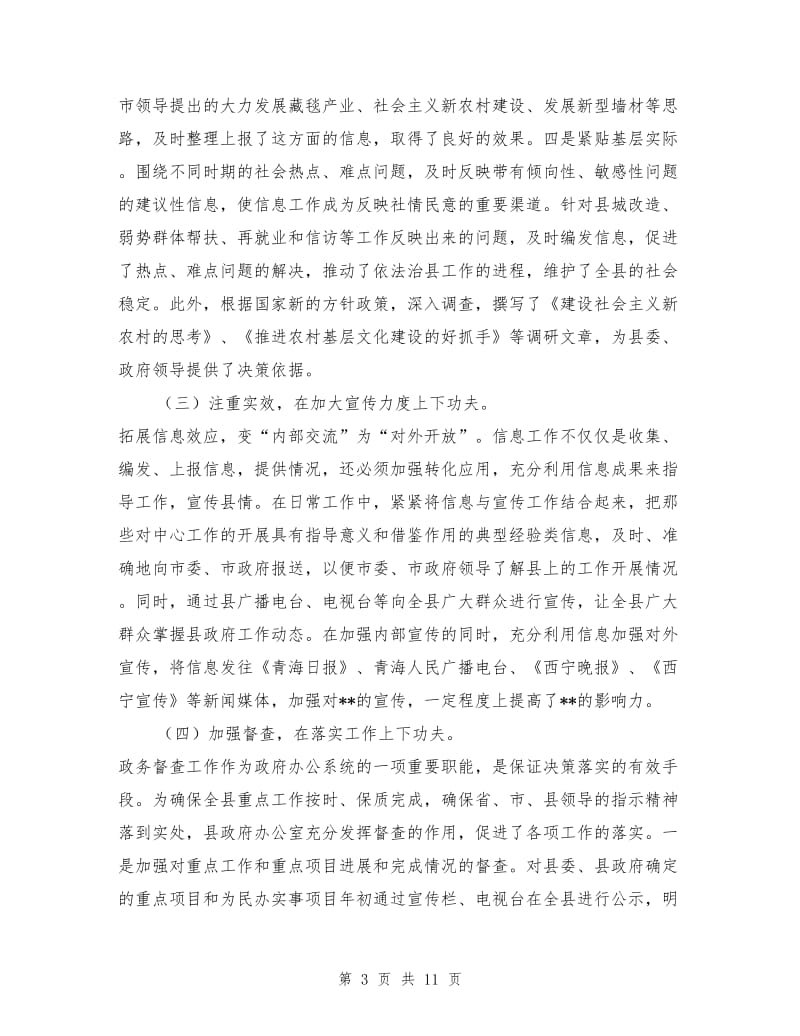 政府督查工作总结经验材料.doc_第3页