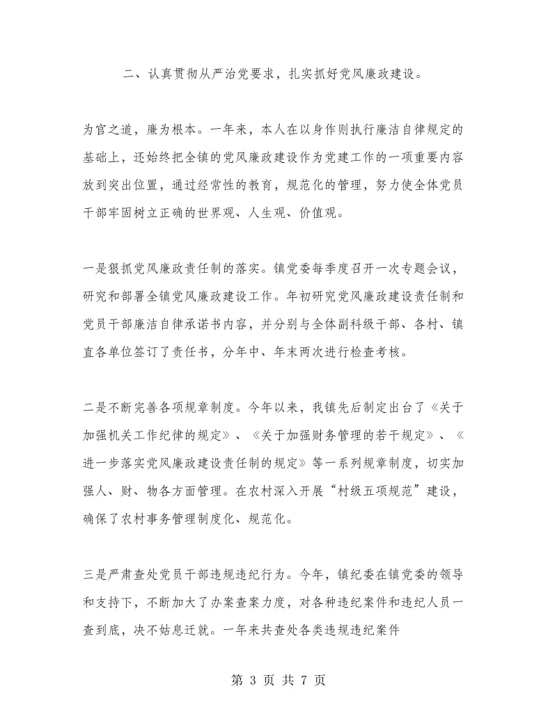 乡镇主要领导述职述廉报告.doc_第3页