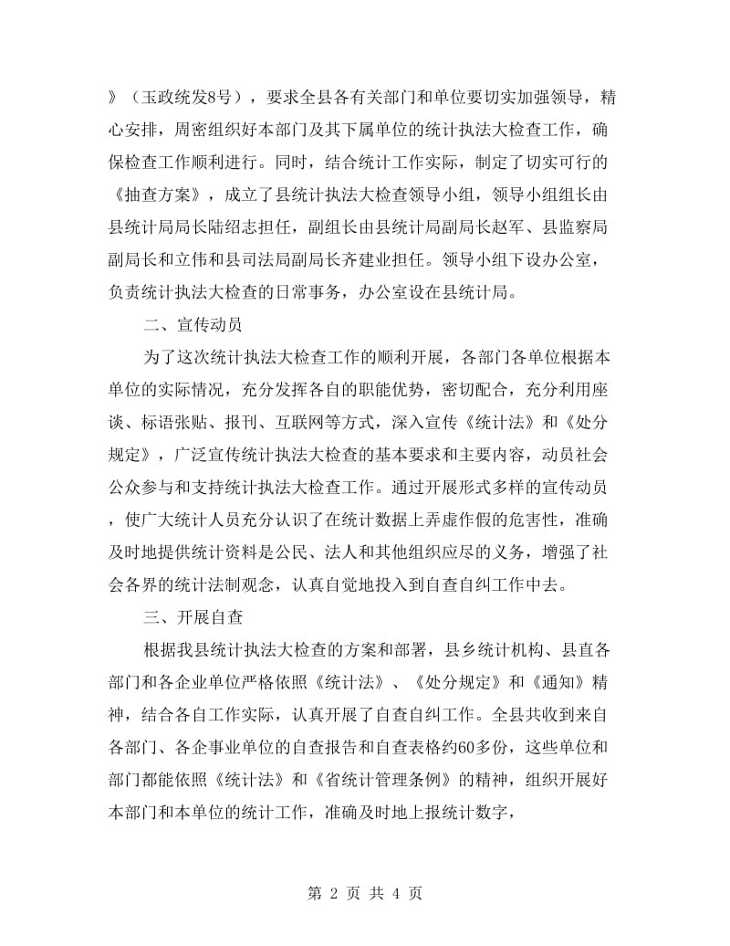 统计执法自检汇报材料.doc_第2页