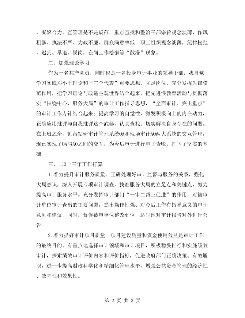 审计局长助理述德述职述廉报告.doc_第2页