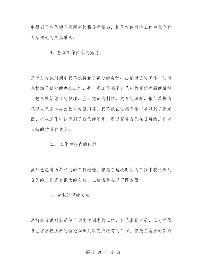 试用期财务个人工作总结.doc_第2页