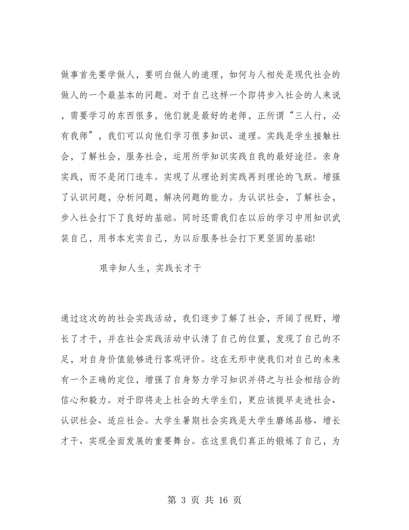 寒假实习总结及体会范文.doc_第3页