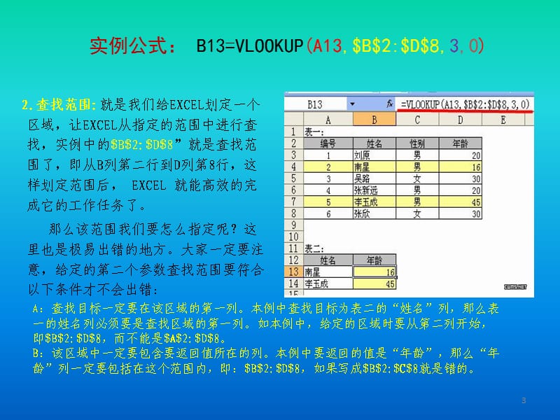 VLOOKUP函数的功能及使ppt课件_第3页