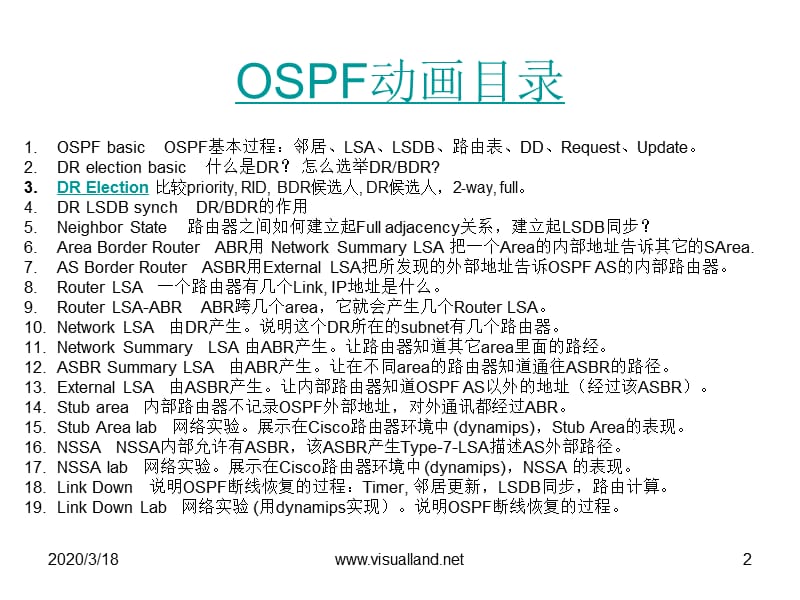 OSPFDR选举详解(VisualLandOSPF动画系列3).ppt_第2页