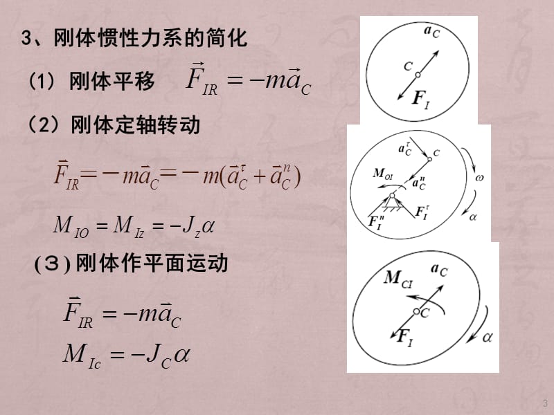 达朗贝尔原理ppt课件_第3页