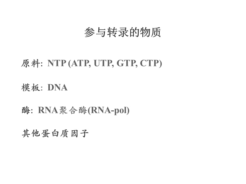 生物化学-RNA的生物合成和加工.ppt_第3页