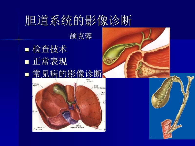 胆道系统的影像诊断.ppt_第1页